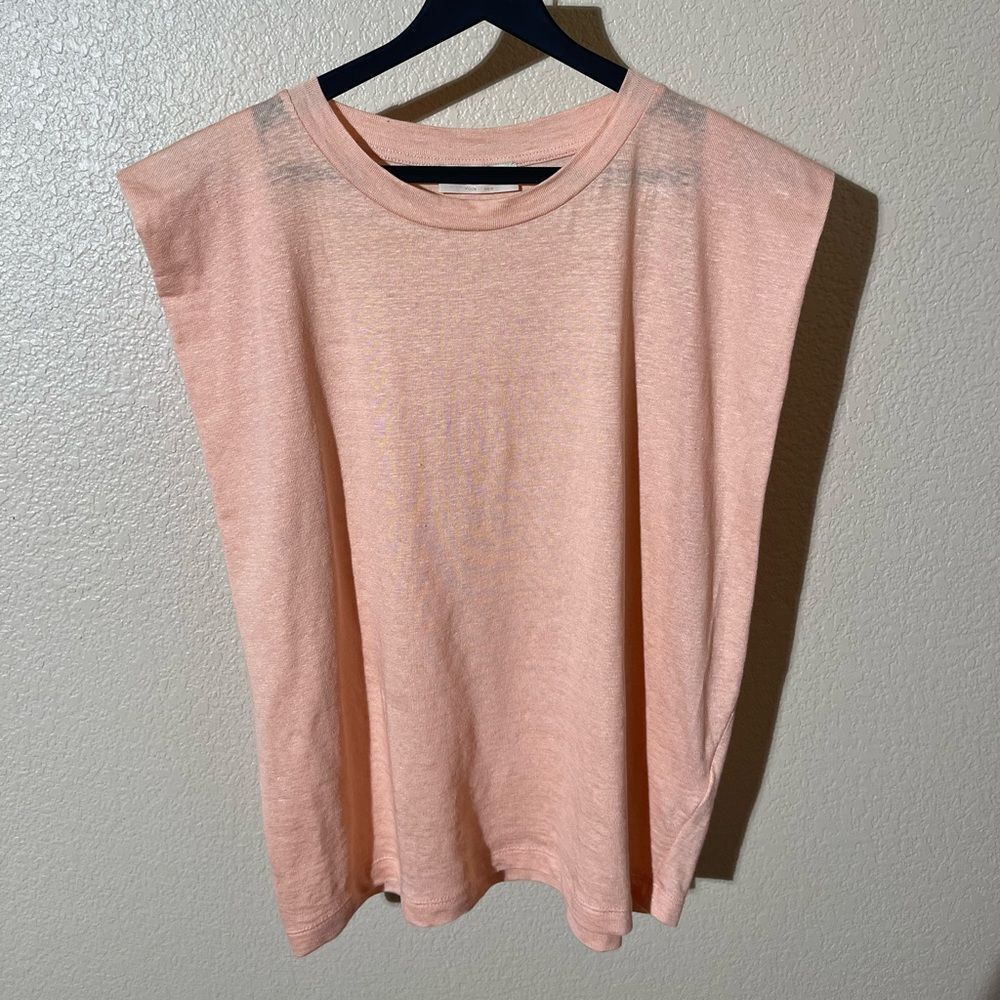 Momoni Elegant Peach Sleeveless Muscle Tee